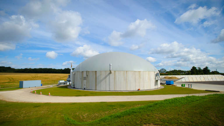 Anaerobic digester at Spring Farm