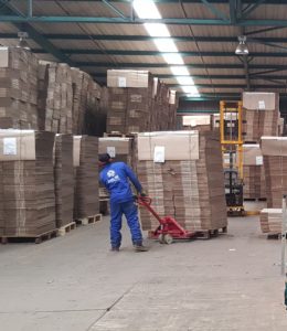 A yellow forklift covered by LOLER and a pallet truck covered by PUWER.